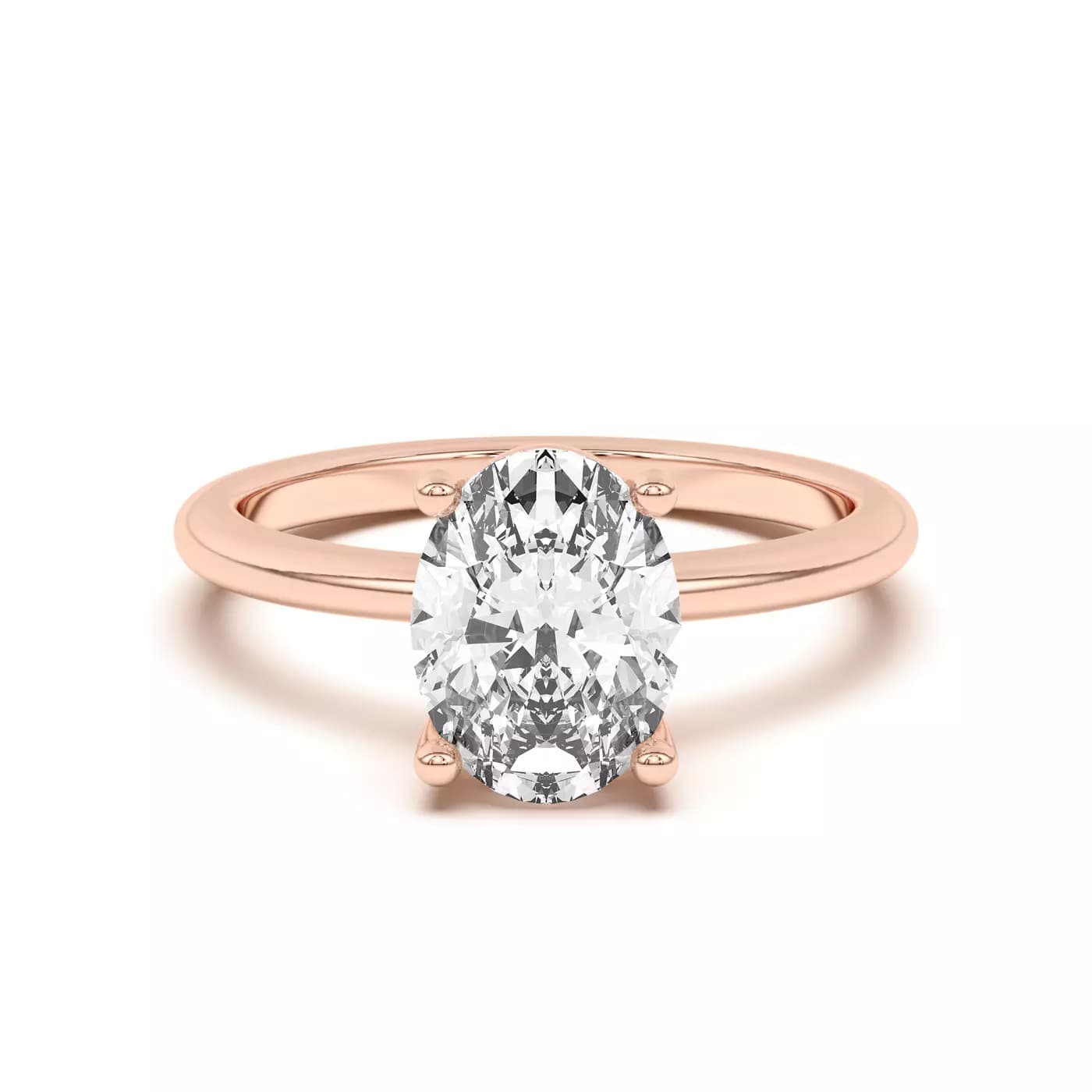 Angela Gallery Oval Solitaire Engagement Ring