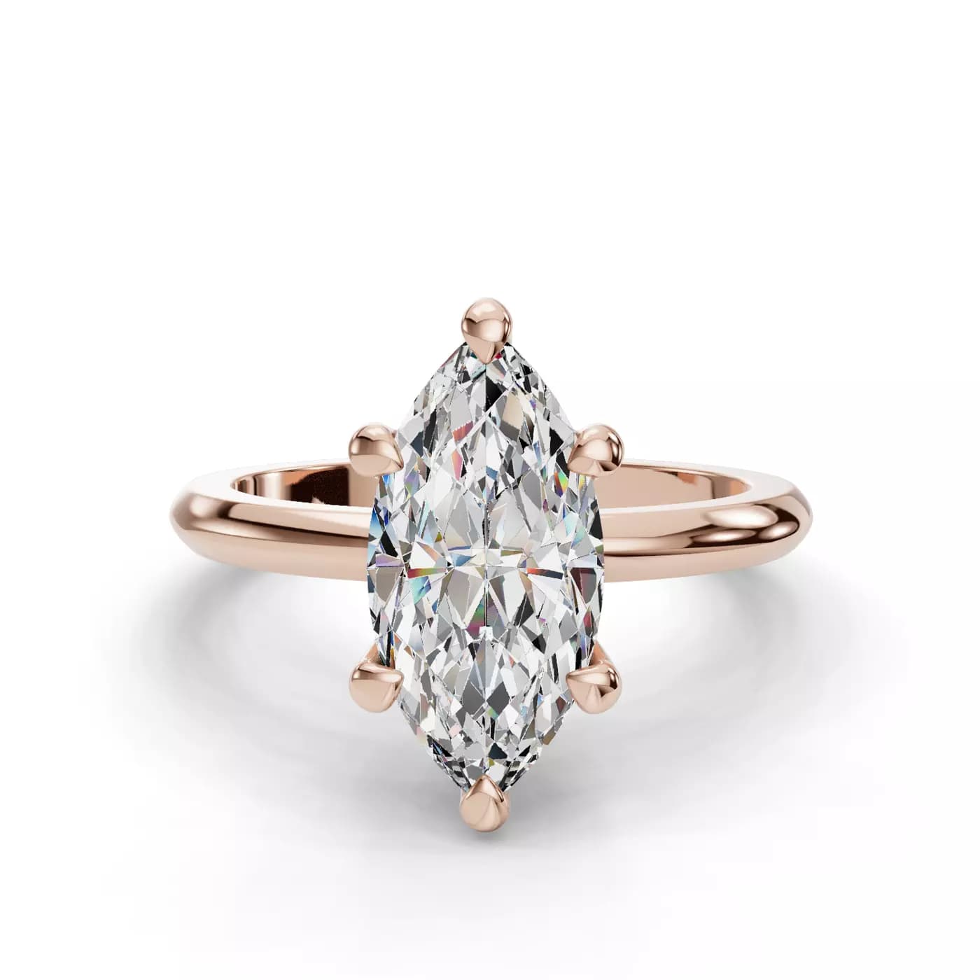 Calla Marquise Solitaire Engagement Ring